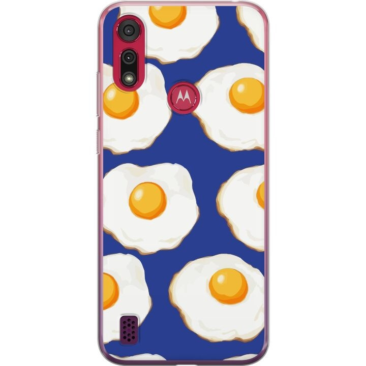 Mobiele hoes voor Motorola Moto E6s (2020) met Gebakken eieren ontwerp in de groep SMARTPHONE & TABLETS / Mobielbescherming / Motorola bij TP E-commerce Nordic AB (A54374)