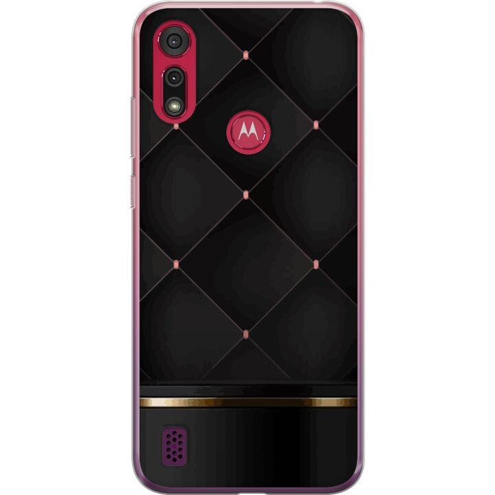 Mobiele hoes voor Motorola Moto E6s (2020) met Luxe lijn ontwerp in de groep SMARTPHONE & TABLETS / Mobielbescherming / Motorola bij TP E-commerce Nordic AB (A54383)