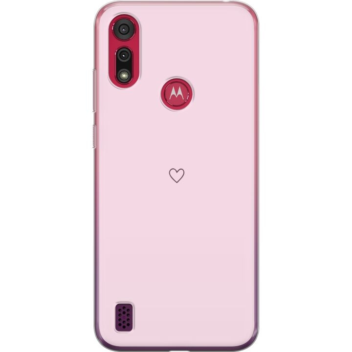 Mobiele hoes voor Motorola Moto E6s (2020) met Hart ontwerp in de groep SMARTPHONE & TABLETS / Mobielbescherming / Motorola bij TP E-commerce Nordic AB (A54387)