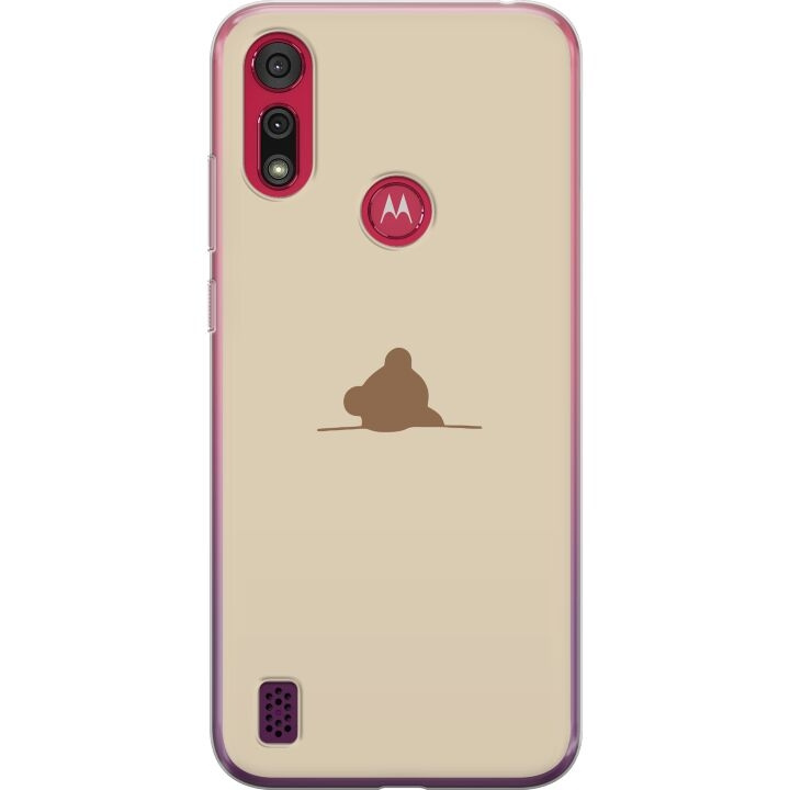 Mobiele hoes voor Motorola Moto E6s (2020) met Nalle ontwerp in de groep SMARTPHONE & TABLETS / Mobielbescherming / Motorola bij TP E-commerce Nordic AB (A54388)