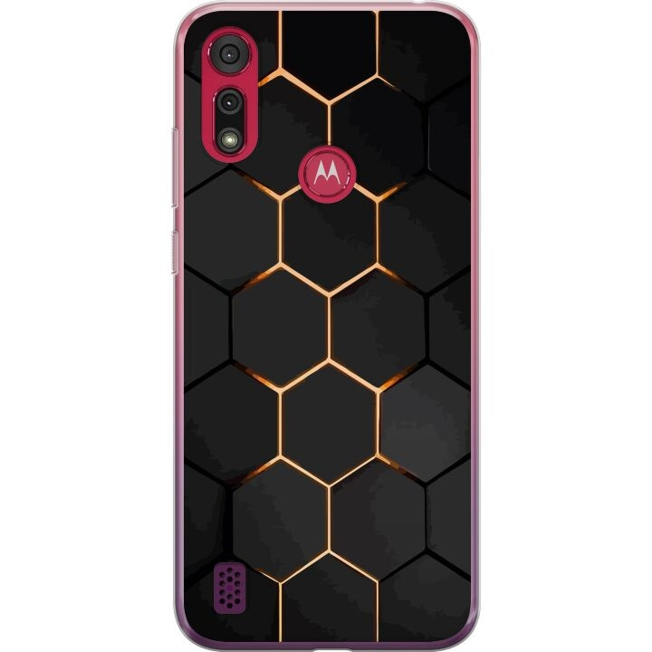 Mobiele hoes voor Motorola Moto E6s (2020) met Luxe Patroon ontwerp in de groep SMARTPHONE & TABLETS / Mobielbescherming / Motorola bij TP E-commerce Nordic AB (A54393)