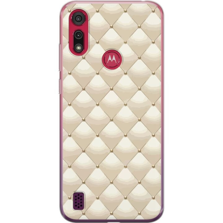 Mobiele hoes voor Motorola Moto E6s (2020) met Goudglans ontwerp in de groep SMARTPHONE & TABLETS / Mobielbescherming / Motorola bij TP E-commerce Nordic AB (A54394)