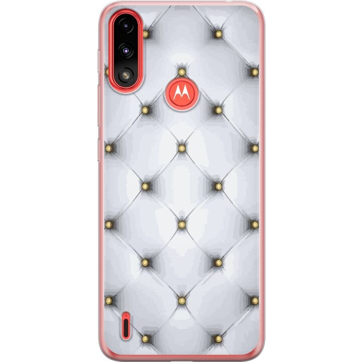 Mobiele hoes voor Motorola Moto E7 Power met Luxe ontwerp in de groep SMARTPHONE & TABLETS / Mobielbescherming / Motorola bij TP E-commerce Nordic AB (A54463)