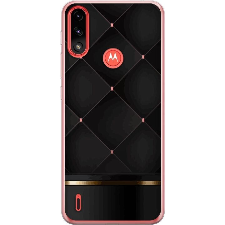 Mobiele hoes voor Motorola Moto E7 Power met Luxe lijn ontwerp in de groep SMARTPHONE & TABLETS / Mobielbescherming / Motorola bij TP E-commerce Nordic AB (A54464)