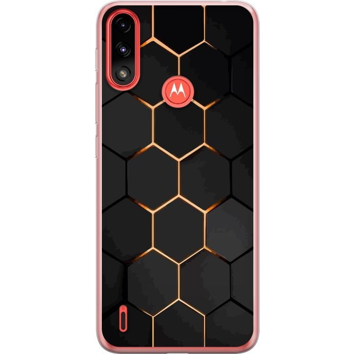 Mobiele hoes voor Motorola Moto E7 Power met Luxe Patroon ontwerp in de groep SMARTPHONE & TABLETS / Mobielbescherming / Motorola bij TP E-commerce Nordic AB (A54474)