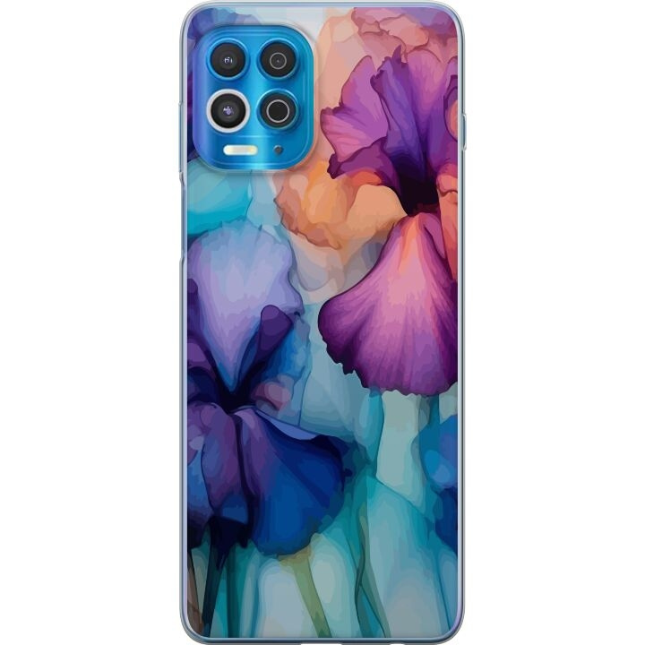 Mobiele hoes voor Motorola Edge S met Magische bloemen ontwerp in de groep SMARTPHONE & TABLETS / Mobielbescherming / Motorola bij TP E-commerce Nordic AB (A54560)