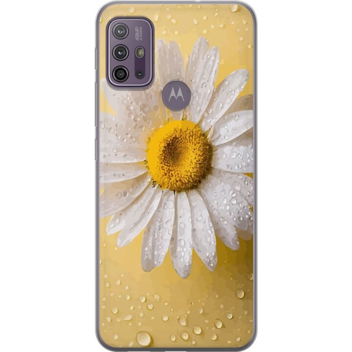 Mobiele hoes voor Motorola Moto G10 met Porseleinbloem ontwerp in de groep SMARTPHONE & TABLETS / Mobielbescherming / Motorola bij TP E-commerce Nordic AB (A54584)