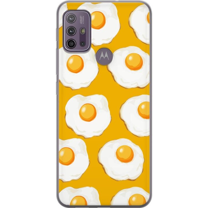 Mobiele hoes voor Motorola Moto G10 met Gebakken ei ontwerp in de groep SMARTPHONE & TABLETS / Mobielbescherming / Motorola bij TP E-commerce Nordic AB (A54586)