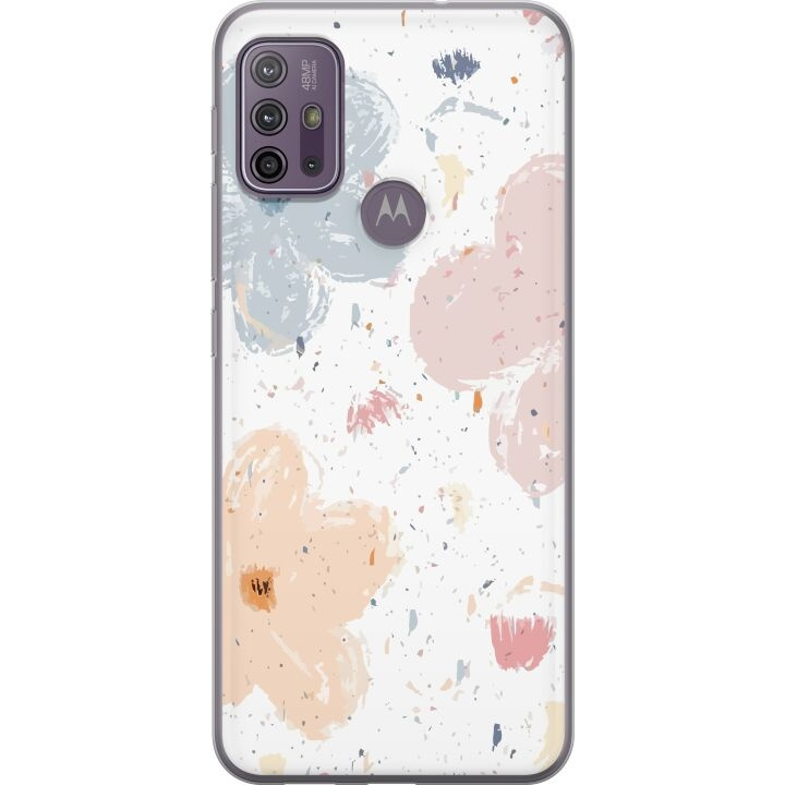 Mobiele hoes voor Motorola Moto G10 met Bloemen ontwerp in de groep SMARTPHONE & TABLETS / Mobielbescherming / Motorola bij TP E-commerce Nordic AB (A54596)