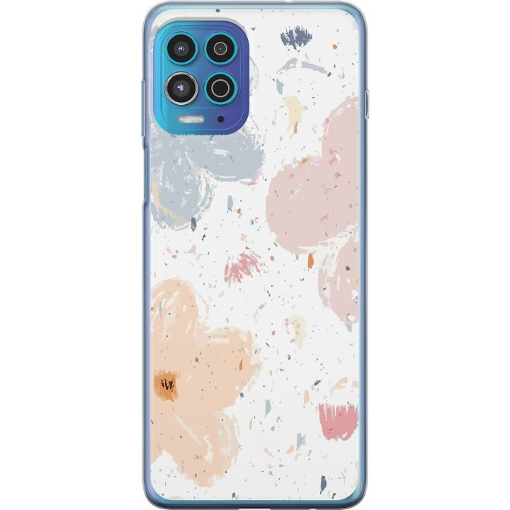 Mobiele hoes voor Motorola Moto G100 met Bloemen ontwerp in de groep SMARTPHONE & TABLETS / Mobielbescherming / Motorola bij TP E-commerce Nordic AB (A54623)