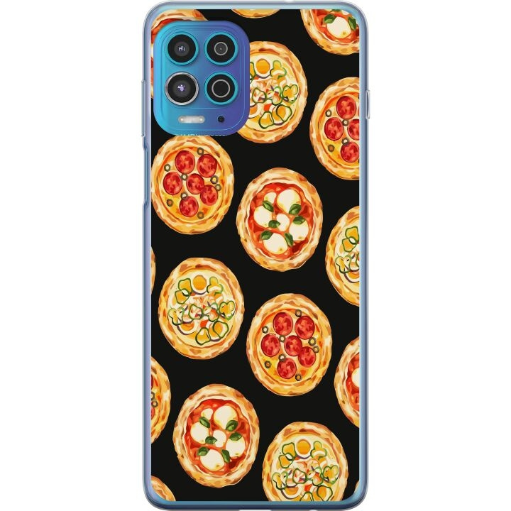 Mobiele hoes voor Motorola Moto G100 met Pizza ontwerp in de groep SMARTPHONE & TABLETS / Mobielbescherming / Motorola bij TP E-commerce Nordic AB (A54624)