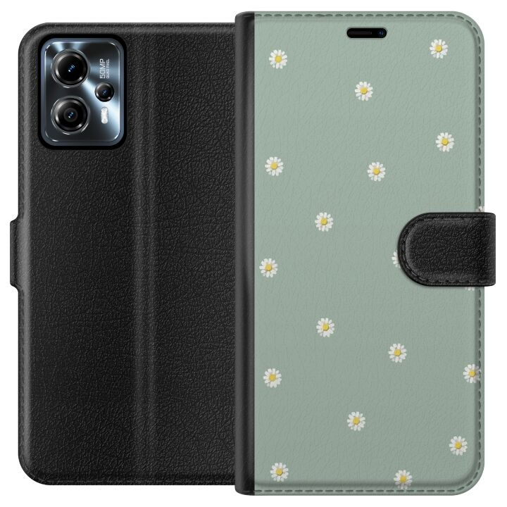 Portemonnee-hoesje voor Motorola Moto G13 met Priesterkragen ontwerp in de groep SMARTPHONE & TABLETS / Mobielbescherming / Motorola bij TP E-commerce Nordic AB (A54642)