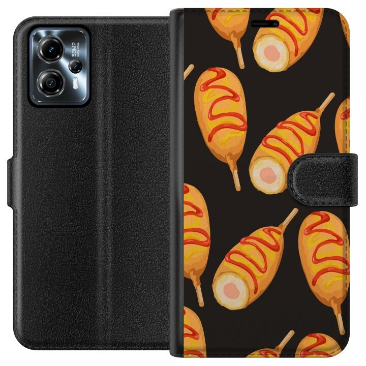 Portemonnee-hoesje voor Motorola Moto G13 met Kippenpoot ontwerp in de groep SMARTPHONE & TABLETS / Mobielbescherming / Motorola bij TP E-commerce Nordic AB (A54647)