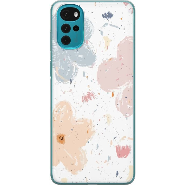 Mobiele hoes voor Motorola Moto G22 met Bloemen ontwerp in de groep SMARTPHONE & TABLETS / Mobielbescherming / Motorola bij TP E-commerce Nordic AB (A54758)