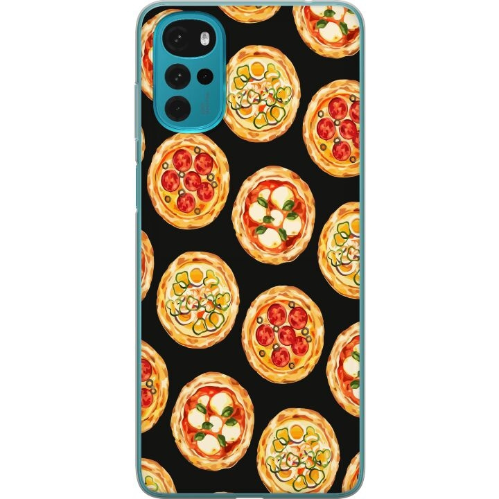 Mobiele hoes voor Motorola Moto G22 met Pizza ontwerp in de groep SMARTPHONE & TABLETS / Mobielbescherming / Motorola bij TP E-commerce Nordic AB (A54759)