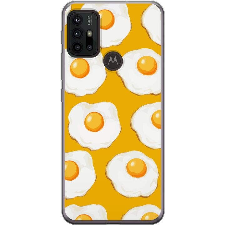 Mobiele hoes voor Motorola Moto G30 met Gebakken ei ontwerp in de groep SMARTPHONE & TABLETS / Mobielbescherming / Motorola bij TP E-commerce Nordic AB (A54856)