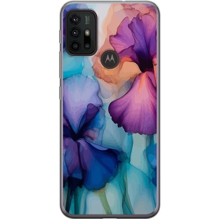 Mobiele hoes voor Motorola Moto G30 met Magische bloemen ontwerp in de groep SMARTPHONE & TABLETS / Mobielbescherming / Motorola bij TP E-commerce Nordic AB (A54857)