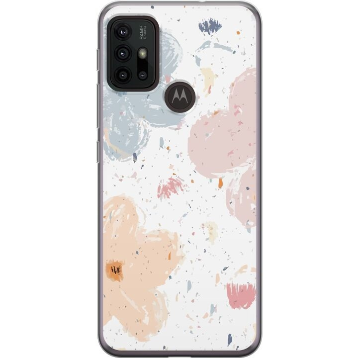 Mobiele hoes voor Motorola Moto G30 met Bloemen ontwerp in de groep SMARTPHONE & TABLETS / Mobielbescherming / Motorola bij TP E-commerce Nordic AB (A54866)