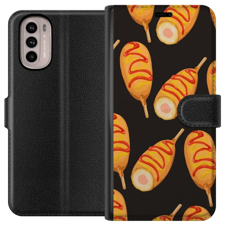 Portemonnee-hoesje voor Motorola Moto G31 met Kippenpoot ontwerp in de groep SMARTPHONE & TABLETS / Mobielbescherming / Motorola bij TP E-commerce Nordic AB (A54890)