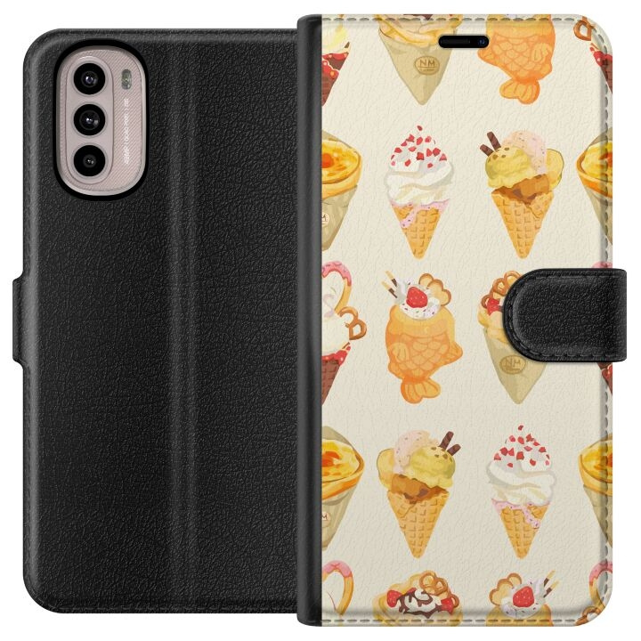 Portemonnee-hoesje voor Motorola Moto G31 met Glasachtig ontwerp in de groep SMARTPHONE & TABLETS / Mobielbescherming / Motorola bij TP E-commerce Nordic AB (A54892)