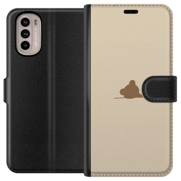 Portemonnee-hoesje voor Motorola Moto G31 met Nalle ontwerp in de groep SMARTPHONE & TABLETS / Mobielbescherming / Motorola bij TP E-commerce Nordic AB (A54901)