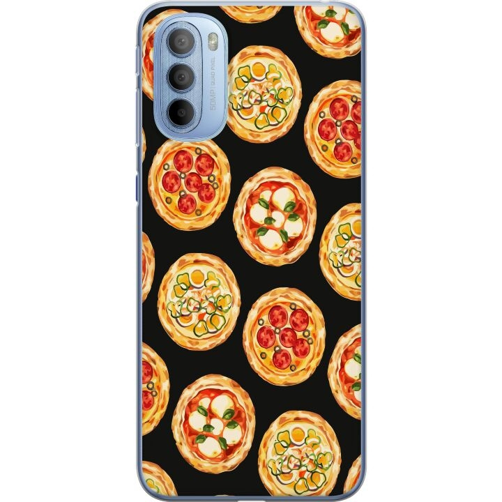 Mobiele hoes voor Motorola Moto G31 met Pizza ontwerp in de groep SMARTPHONE & TABLETS / Mobielbescherming / Motorola bij TP E-commerce Nordic AB (A54921)