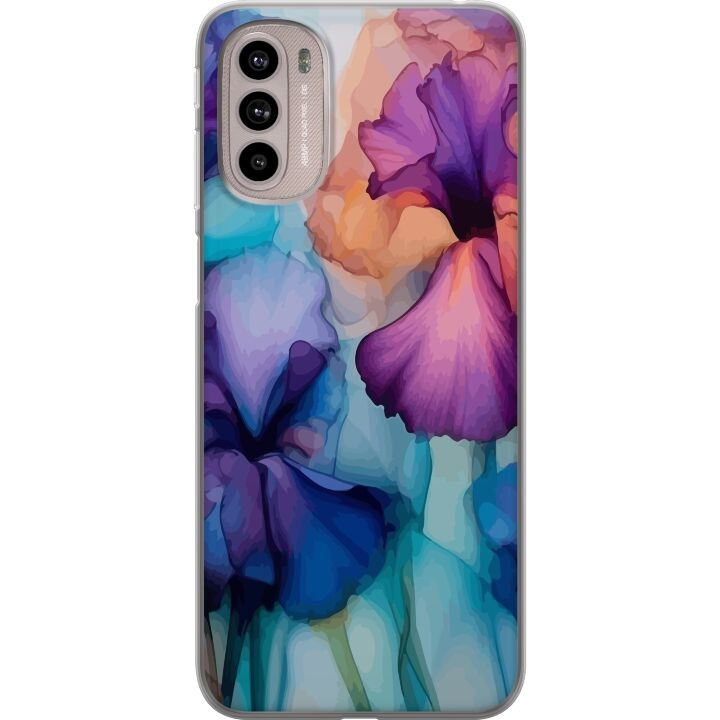 Mobiele hoes voor Motorola Moto G41 met Magische bloemen ontwerp in de groep SMARTPHONE & TABLETS / Mobielbescherming / Motorola bij TP E-commerce Nordic AB (A54992)