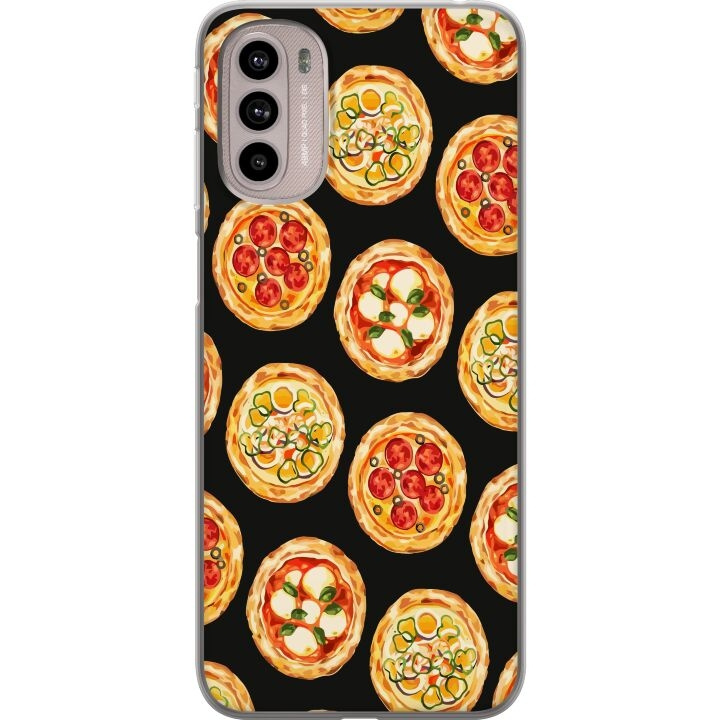 Mobiele hoes voor Motorola Moto G41 met Pizza ontwerp in de groep SMARTPHONE & TABLETS / Mobielbescherming / Motorola bij TP E-commerce Nordic AB (A55002)