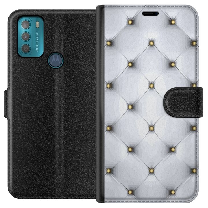 Portemonnee-hoesje voor Motorola Moto G50 met Luxe ontwerp in de groep SMARTPHONE & TABLETS / Mobielbescherming / Motorola bij TP E-commerce Nordic AB (A55030)