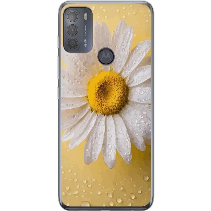 Mobiele hoes voor Motorola Moto G50 met Porseleinbloem ontwerp in de groep SMARTPHONE & TABLETS / Mobielbescherming / Motorola bij TP E-commerce Nordic AB (A55043)