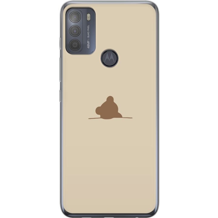 Mobiele hoes voor Motorola Moto G50 met Nalle ontwerp in de groep SMARTPHONE & TABLETS / Mobielbescherming / Motorola bij TP E-commerce Nordic AB (A55063)