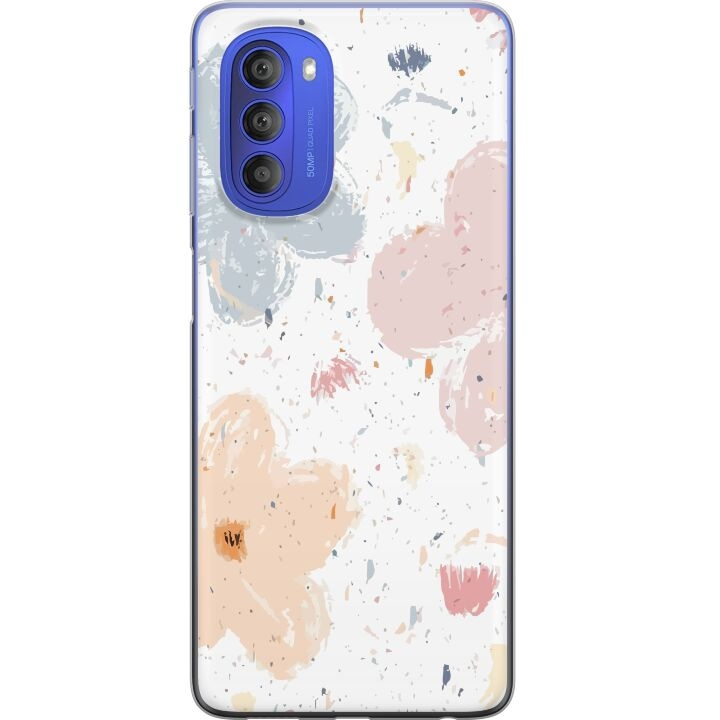 Mobiele hoes voor Motorola Moto G51 5G met Bloemen ontwerp in de groep SMARTPHONE & TABLETS / Mobielbescherming / Motorola bij TP E-commerce Nordic AB (A55082)