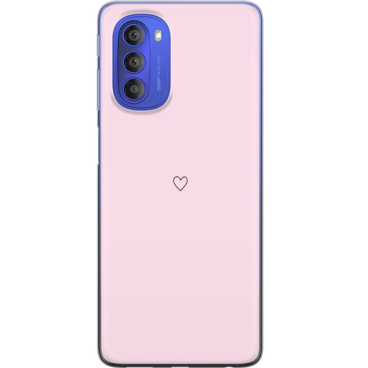 Mobiele hoes voor Motorola Moto G51 5G met Hart ontwerp in de groep SMARTPHONE & TABLETS / Mobielbescherming / Motorola bij TP E-commerce Nordic AB (A55089)