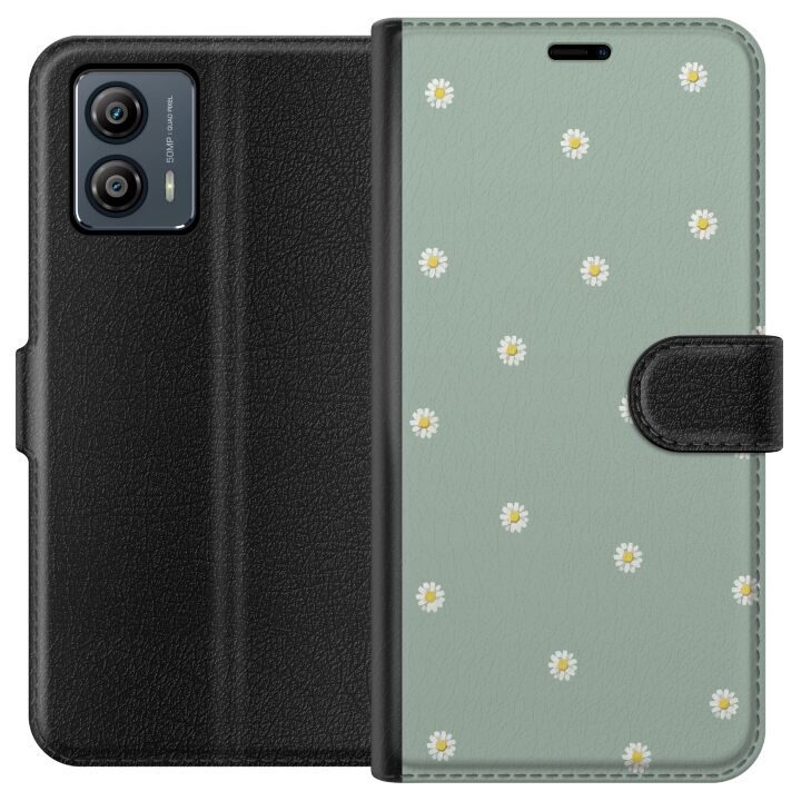 Portemonnee-hoesje voor Motorola Moto G53 met Priesterkragen ontwerp in de groep SMARTPHONE & TABLETS / Mobielbescherming / Motorola bij TP E-commerce Nordic AB (A55101)