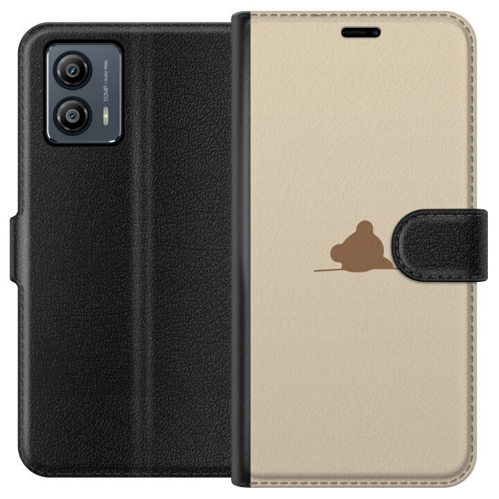 Portemonnee-hoesje voor Motorola Moto G53 met Nalle ontwerp in de groep SMARTPHONE & TABLETS / Mobielbescherming / Motorola bij TP E-commerce Nordic AB (A55117)