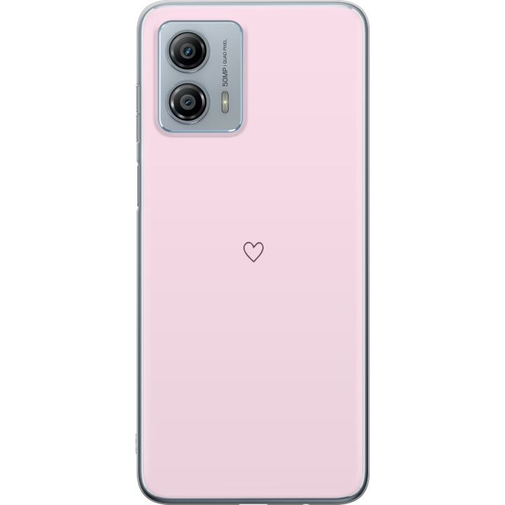 Mobiele hoes voor Motorola Moto G53 met Hart ontwerp in de groep SMARTPHONE & TABLETS / Mobielbescherming / Motorola bij TP E-commerce Nordic AB (A55143)