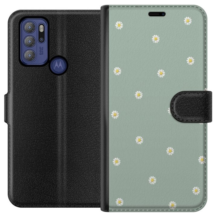 Portemonnee-hoesje voor Motorola Moto G60S met Priesterkragen ontwerp in de groep SMARTPHONE & TABLETS / Mobielbescherming / Motorola bij TP E-commerce Nordic AB (A55182)