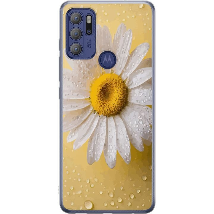 Mobiele hoes voor Motorola Moto G60S met Porseleinbloem ontwerp in de groep SMARTPHONE & TABLETS / Mobielbescherming / Motorola bij TP E-commerce Nordic AB (A55205)