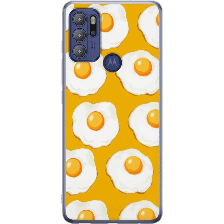 Mobiele hoes voor Motorola Moto G60S met Gebakken ei ontwerp in de groep SMARTPHONE & TABLETS / Mobielbescherming / Motorola bij TP E-commerce Nordic AB (A55207)