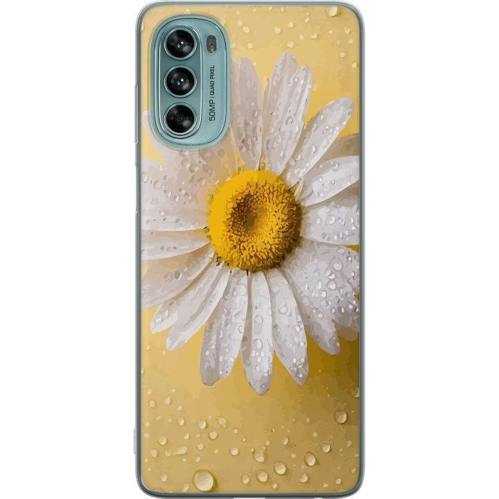 Mobiele hoes voor Motorola Moto G62 5G met Porseleinbloem ontwerp in de groep SMARTPHONE & TABLETS / Mobielbescherming / Motorola bij TP E-commerce Nordic AB (A55232)