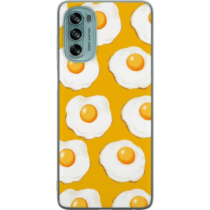 Mobiele hoes voor Motorola Moto G62 5G met Gebakken ei ontwerp in de groep SMARTPHONE & TABLETS / Mobielbescherming / Motorola bij TP E-commerce Nordic AB (A55234)