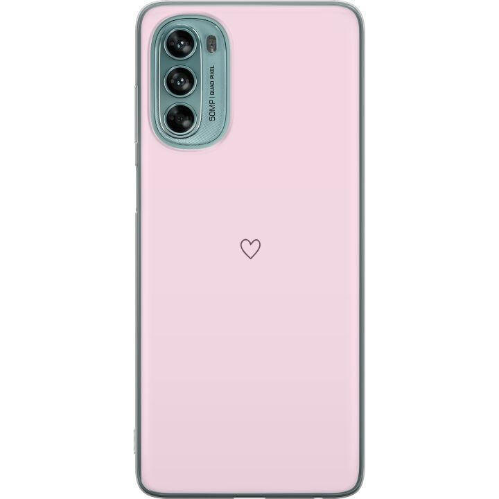 Mobiele hoes voor Motorola Moto G62 5G met Hart ontwerp in de groep SMARTPHONE & TABLETS / Mobielbescherming / Motorola bij TP E-commerce Nordic AB (A55251)