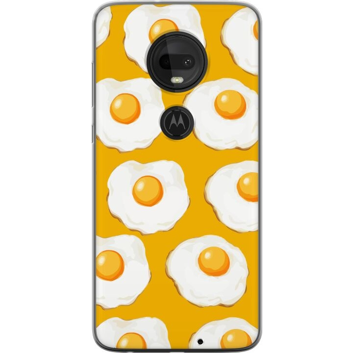 Mobiele hoes voor Motorola Moto G7 met Gebakken ei ontwerp in de groep SMARTPHONE & TABLETS / Mobielbescherming / Motorola bij TP E-commerce Nordic AB (A55261)