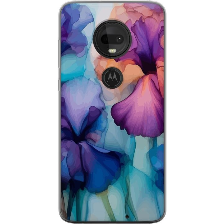 Mobiele hoes voor Motorola Moto G7 met Magische bloemen ontwerp in de groep SMARTPHONE & TABLETS / Mobielbescherming / Motorola bij TP E-commerce Nordic AB (A55262)