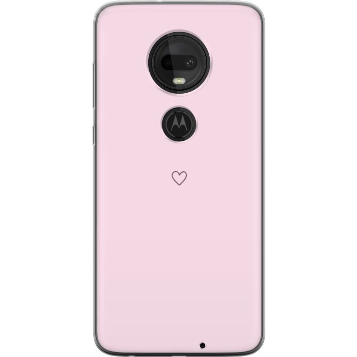 Mobiele hoes voor Motorola Moto G7 met Hart ontwerp in de groep SMARTPHONE & TABLETS / Mobielbescherming / Motorola bij TP E-commerce Nordic AB (A55278)