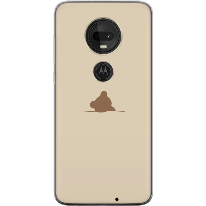 Mobiele hoes voor Motorola Moto G7 met Nalle ontwerp in de groep SMARTPHONE & TABLETS / Mobielbescherming / Motorola bij TP E-commerce Nordic AB (A55279)