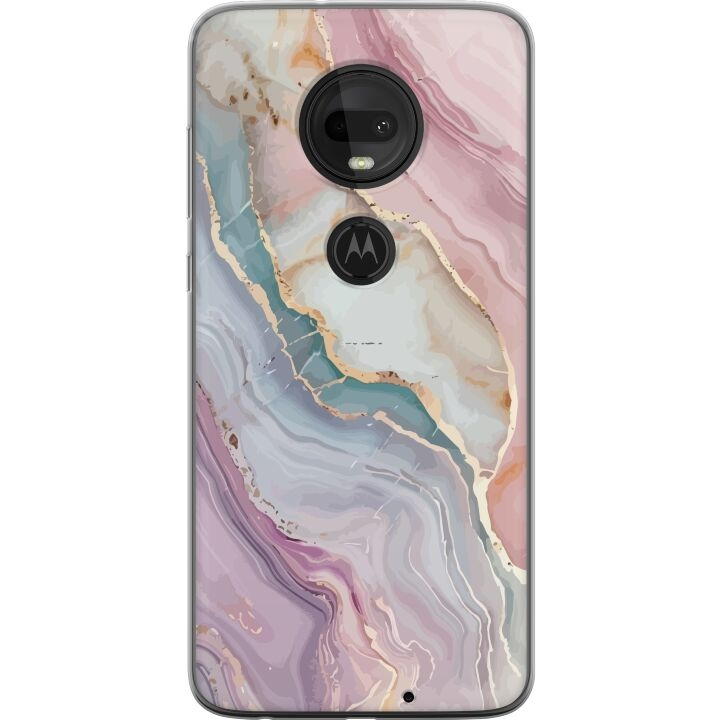 Mobiele hoes voor Motorola Moto G7 met Marmer ontwerp in de groep SMARTPHONE & TABLETS / Mobielbescherming / Motorola bij TP E-commerce Nordic AB (A55281)