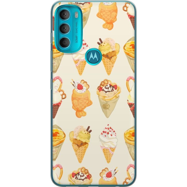 Mobiele hoes voor Motorola Moto G71 5G met Glasachtig ontwerp in de groep SMARTPHONE & TABLETS / Mobielbescherming / Motorola bij TP E-commerce Nordic AB (A55297)