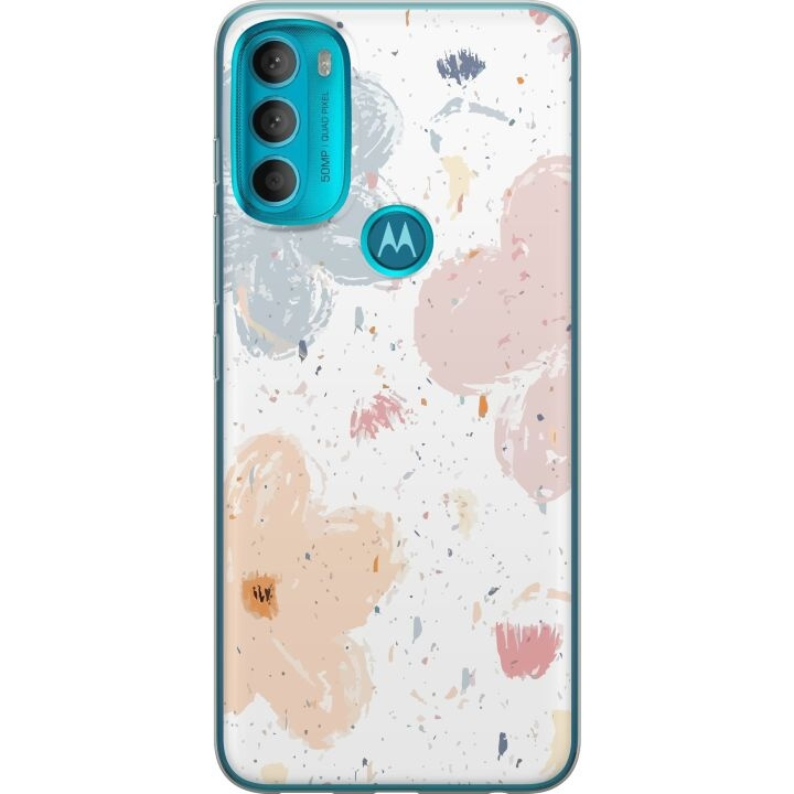 Mobiele hoes voor Motorola Moto G71 5G met Bloemen ontwerp in de groep SMARTPHONE & TABLETS / Mobielbescherming / Motorola bij TP E-commerce Nordic AB (A55298)