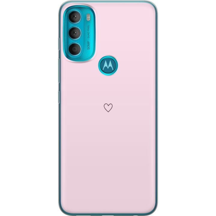 Mobiele hoes voor Motorola Moto G71 5G met Hart ontwerp in de groep SMARTPHONE & TABLETS / Mobielbescherming / Motorola bij TP E-commerce Nordic AB (A55305)